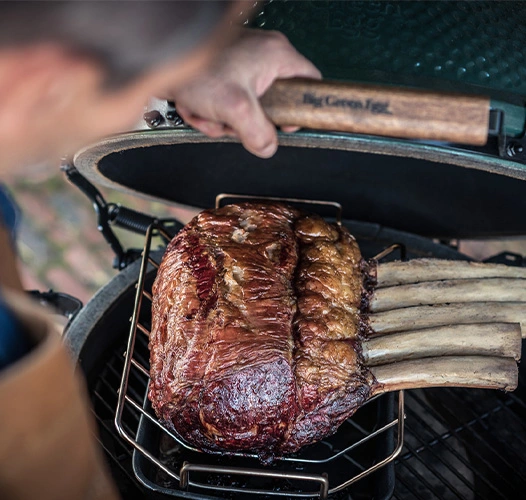 Tomahawk auf Big Green Egg
