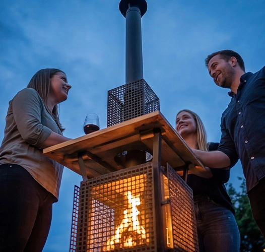 Wärme in kalten Frühlingsnächten